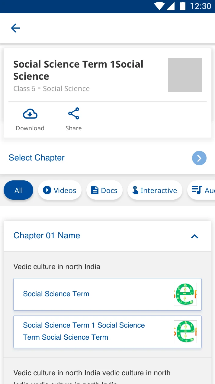Textbook (TOC) - Proposed design - usability & functionality